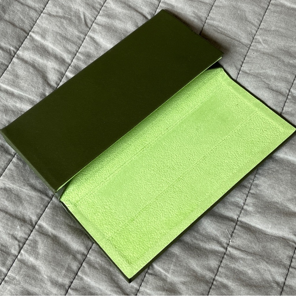 Longchamp Green Clutch
